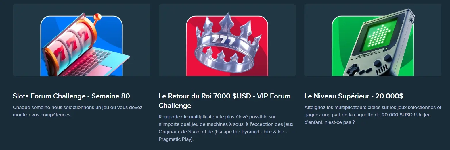 Bonus de casino Stake